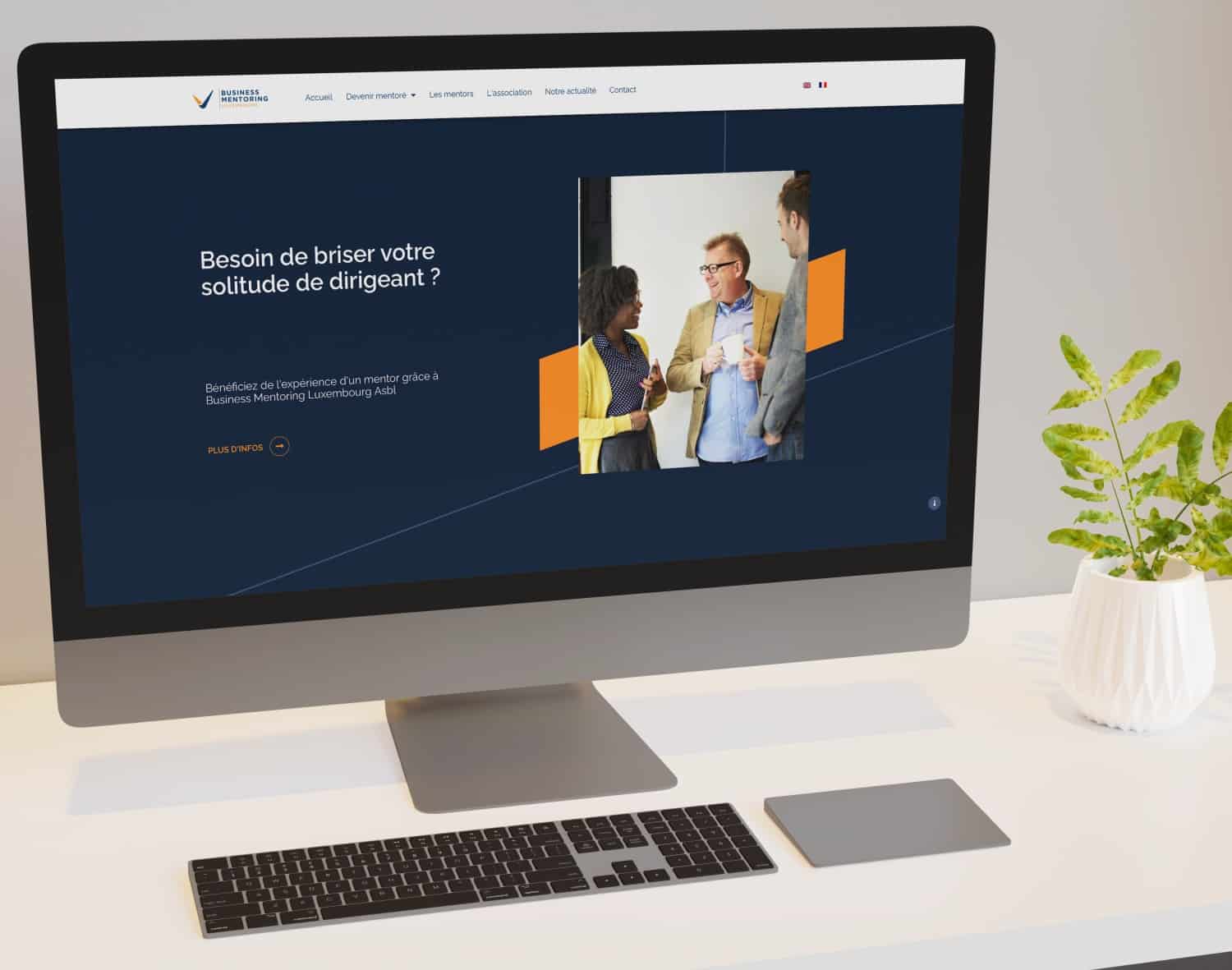 Création d'un site internet pour Business Mentoring Luxembourg