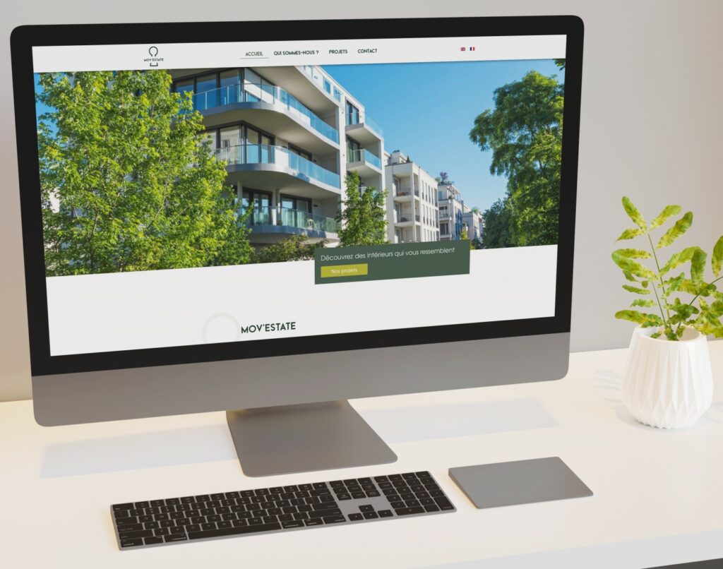 Création d'un site internet pour Mov'Estate