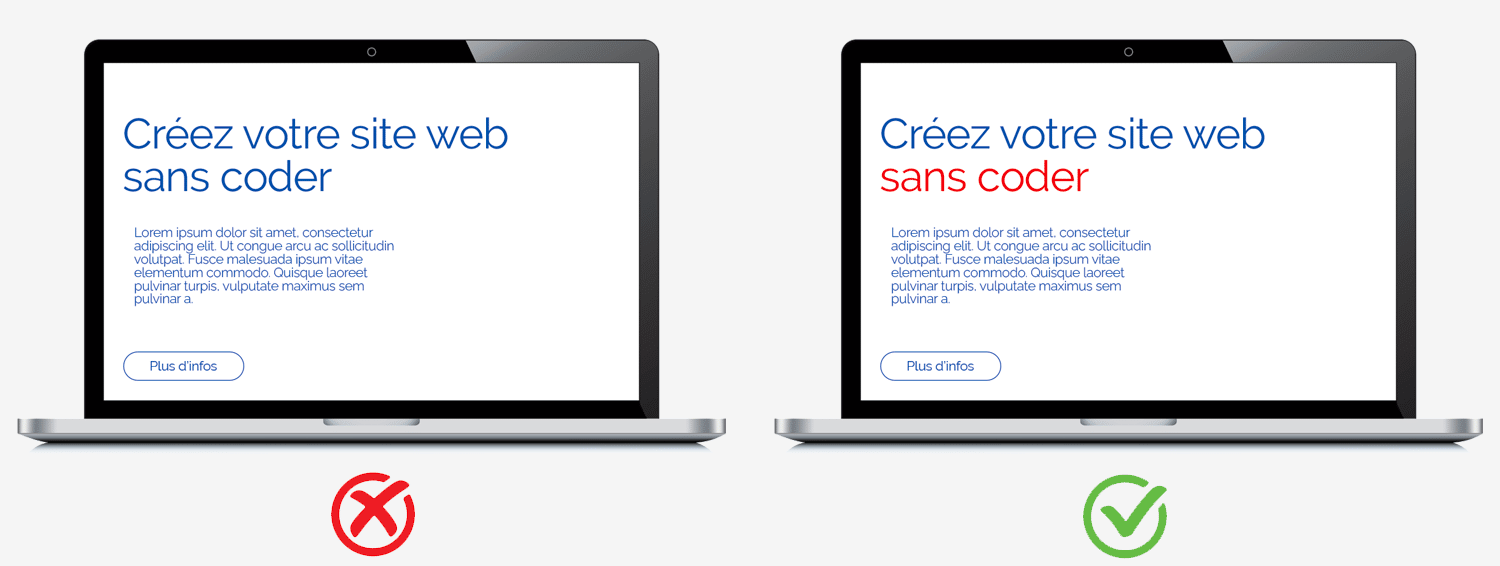 Effet Von Restorff sur un site internet