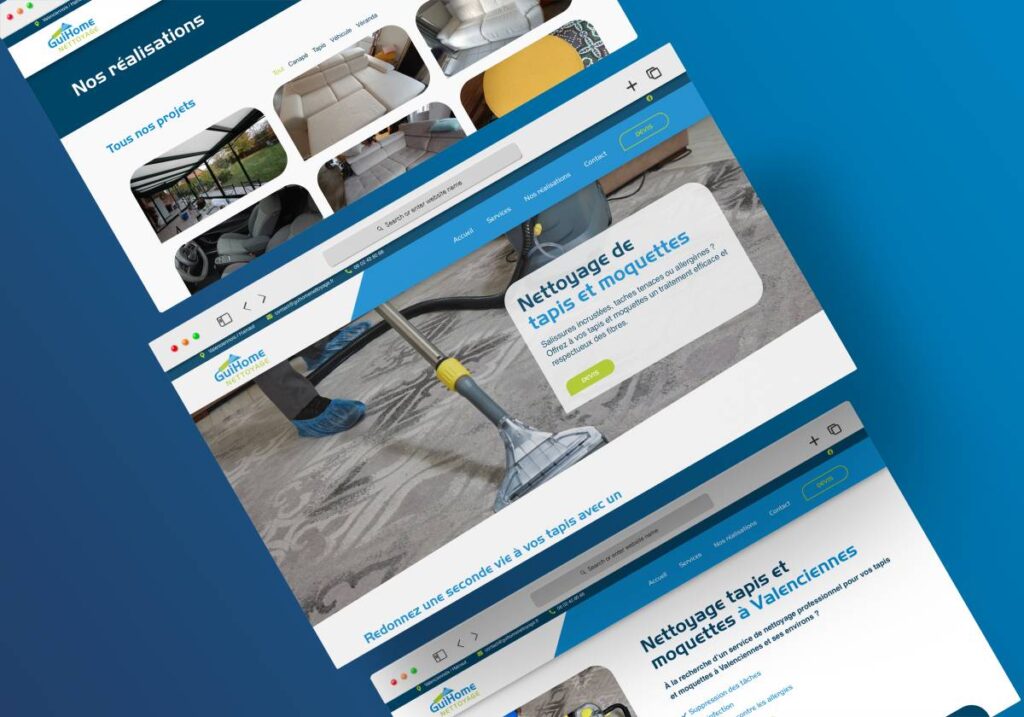 Domino Com - Création du site web de GuiHome