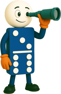 Domino - Mascotte agence référencement